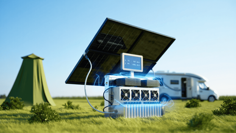 battery cooler solar panel