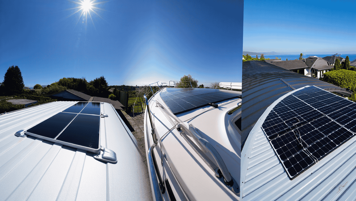 custom flexible solar panel mounts