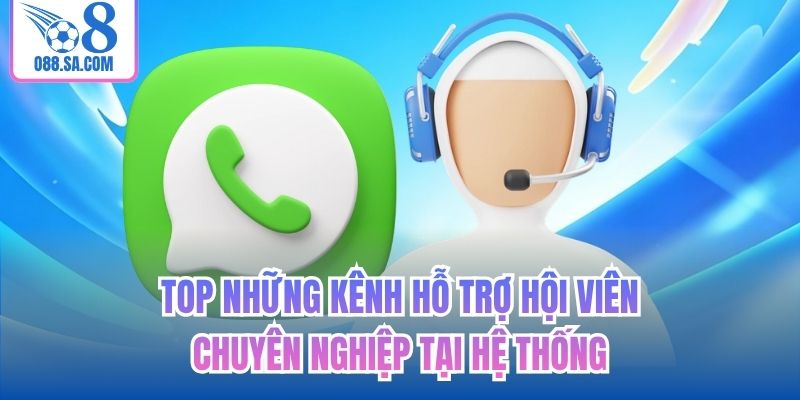 Top những kênh hỗ trợ hội viên chuyên nghiệp tại hệ thống